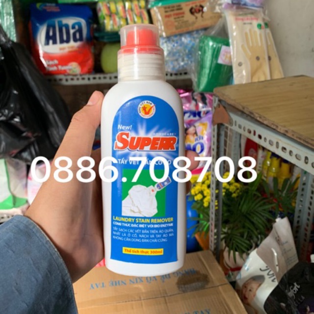 Nước Tẩy Cổ Áo Superr 300Ml(Mẫu Mới)