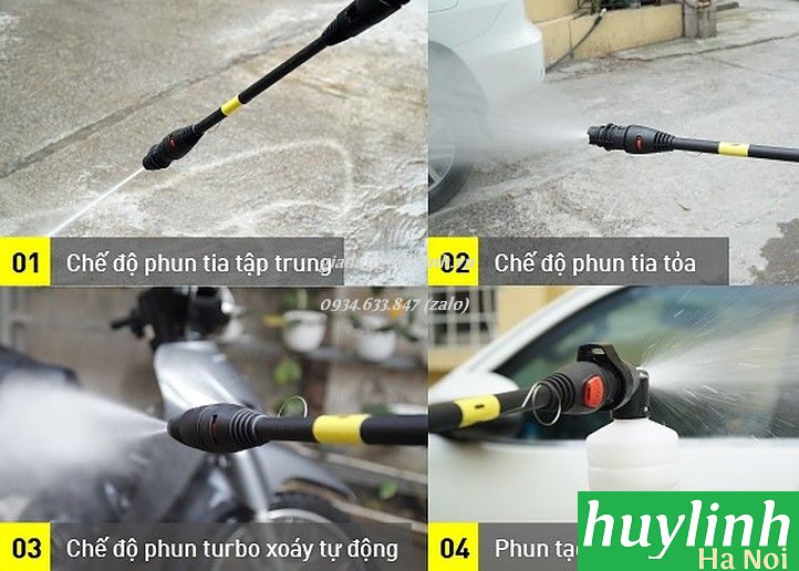 Máy xịt rửa xe cao áp Lavor IKON 140 - 2000W