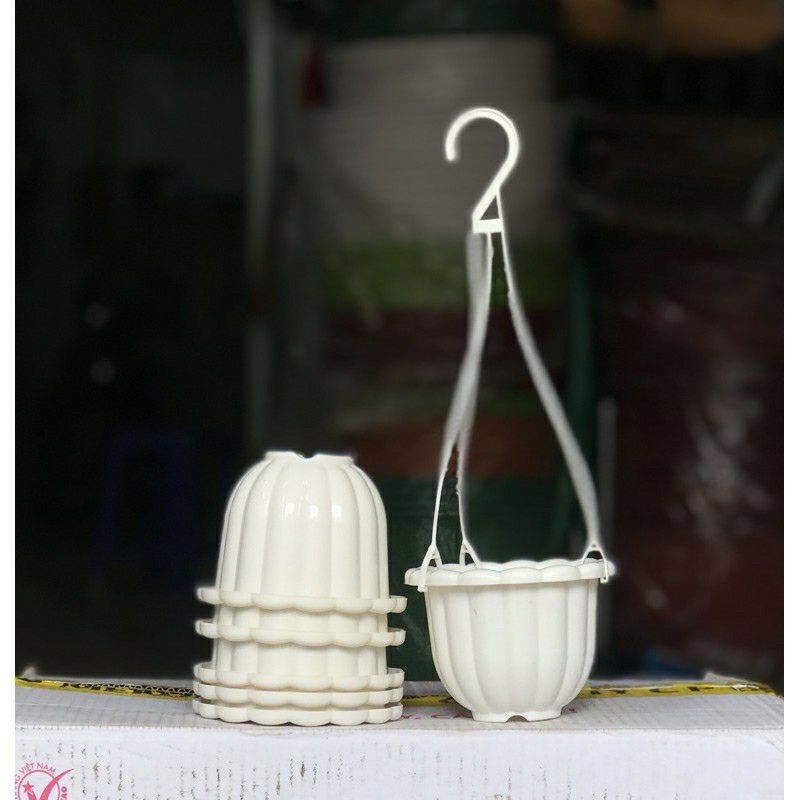 combo 10 chậu treo hình bí size nhỏ mini 11x8cm.