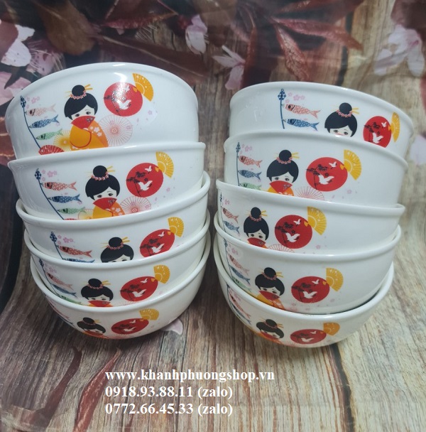 [HCM]set 10 chén sứ ăn cơm - chén sứ ăn cơm