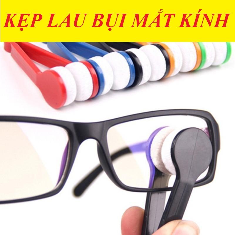 [HCM]Kẹp Vải Sợi Lau Bui Vết Bẩn Mắt Kính Tiện Lợi - Kẹp Lau Mắt Kính