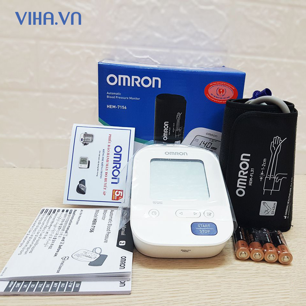 Máy đo huyết áp bắp tay Omron HEM 7156