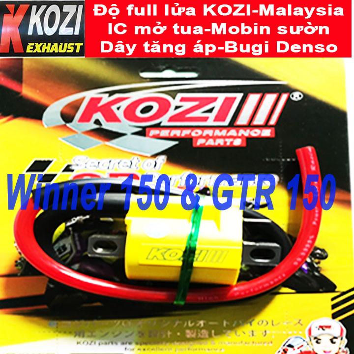 Độ full bộ tứ cho dàn lửa xe Winner 150 & GTR 150 - KOZI Malaysia