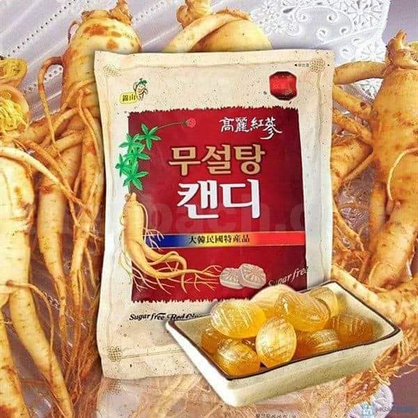 KẸO SÂM HÀN QUỐC KHÔNG ĐƯỜNG, GÓI 500g