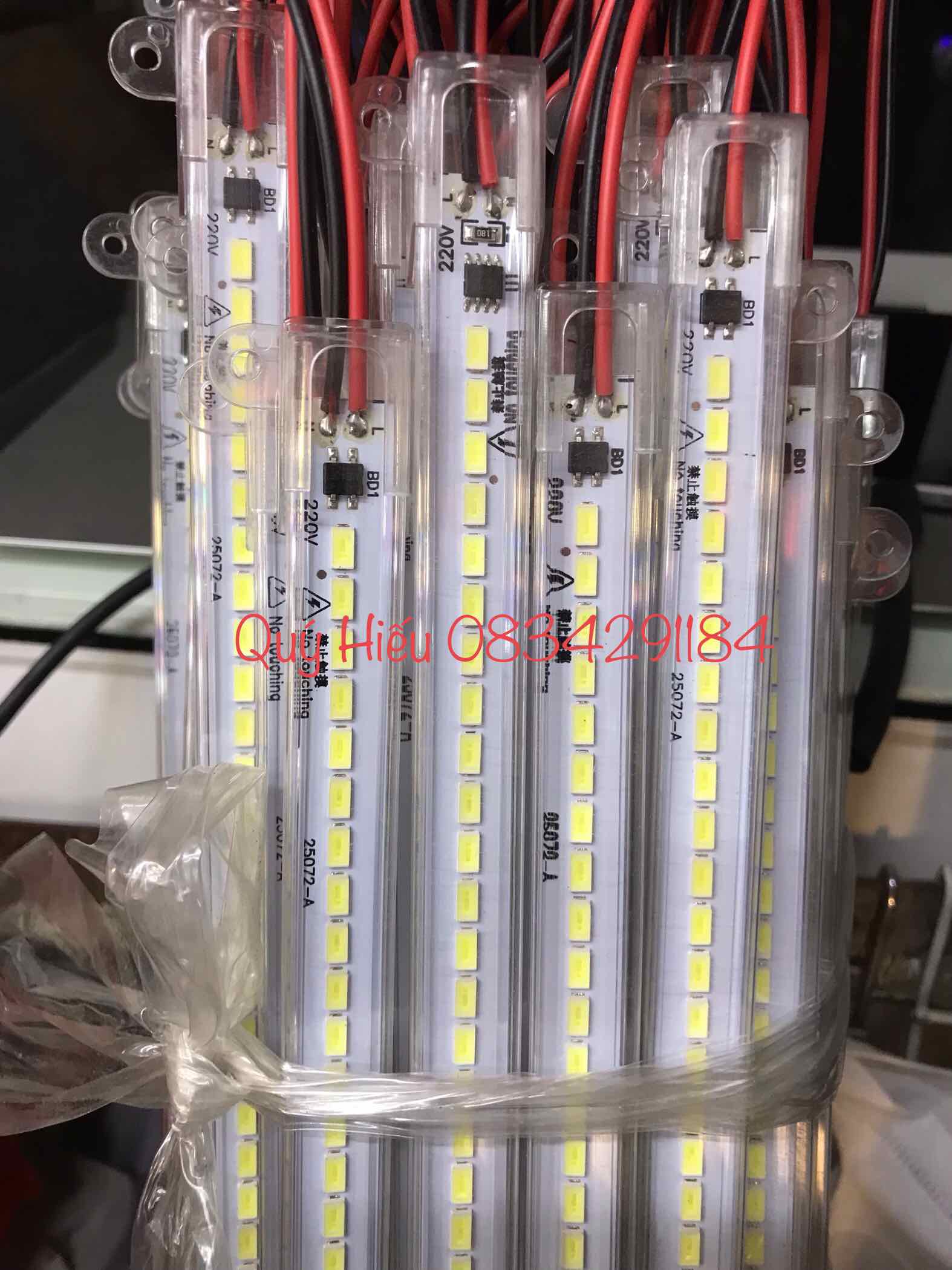 led thanh 50cm điện 220v 72 bóng - ledthanh50cm