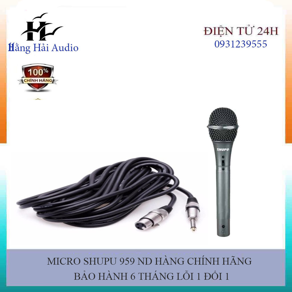 Micro Shupu 959 chính hãng, thu âm tốt