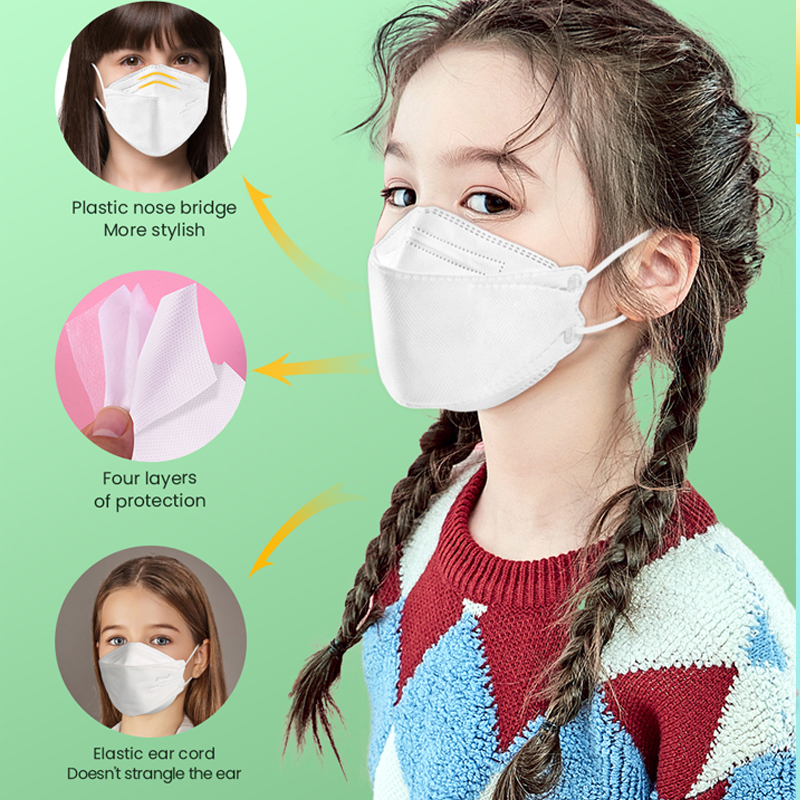 Khẩu trang trẻ em YoKi 4D tiêu chuẩn KF94 4 lớp