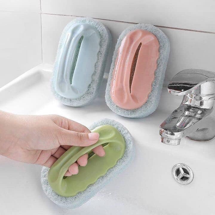 Bàn chải cọ rửa đa năng có tay cầm