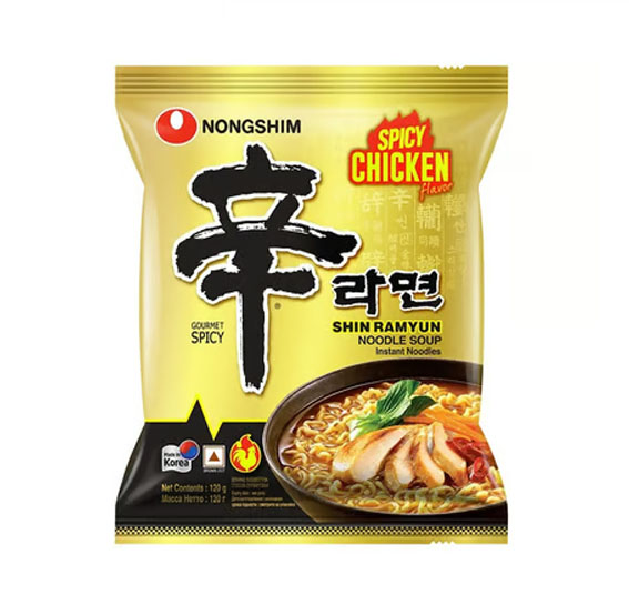Mì cay nongshim hàn quốc đủ vị gói 120gr