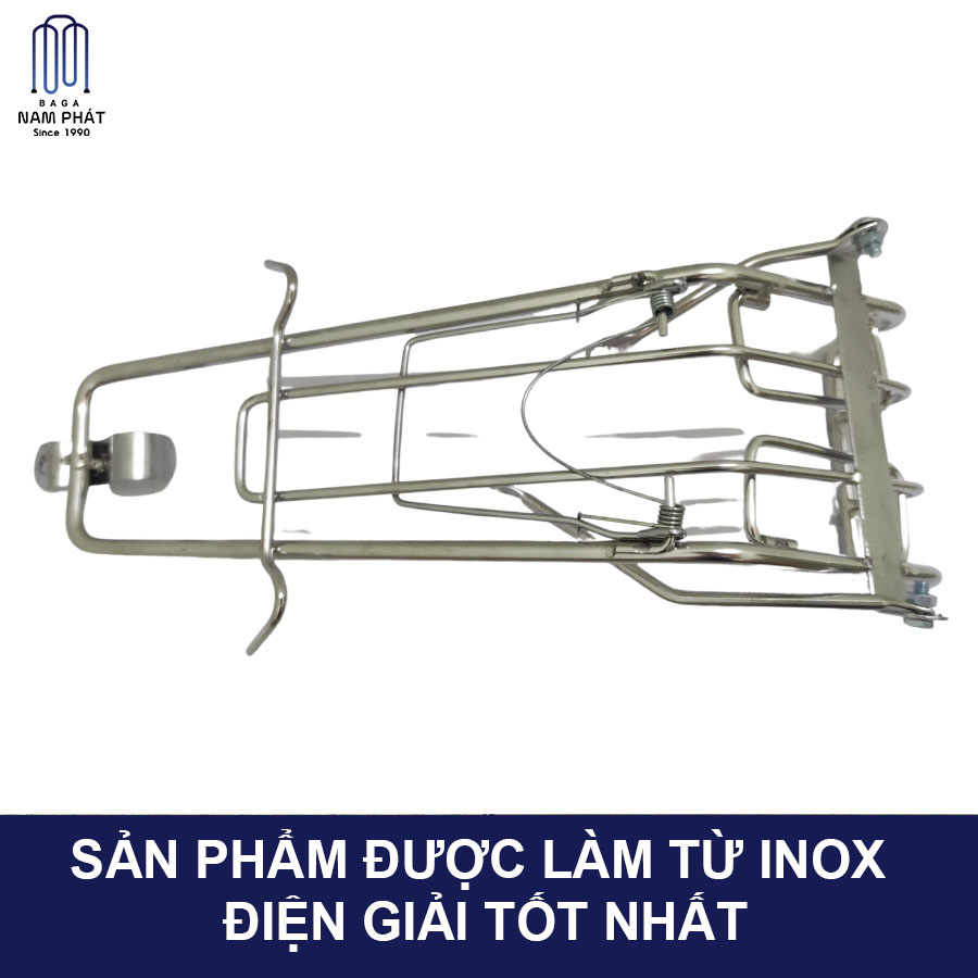 Ba ga giữa 10 li Sirius FI Inox 7 Màu Titan Baga Lượn Si rút FI
