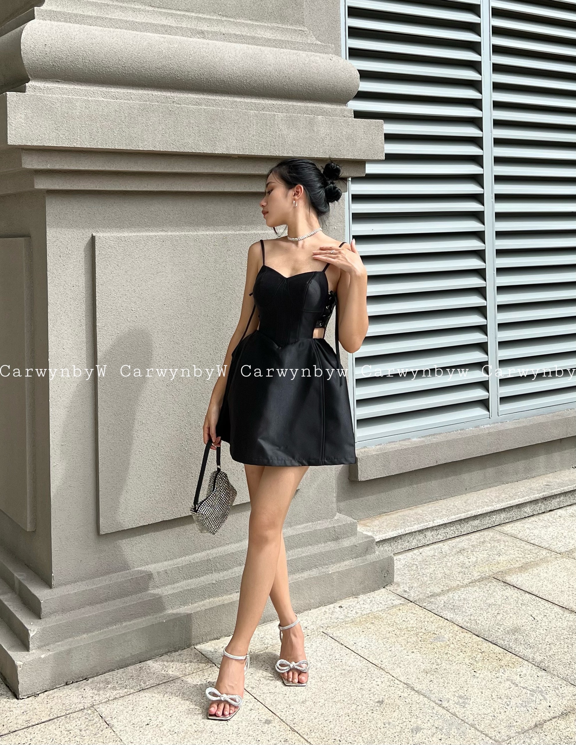 Đầm Corset Cúp Ngực Đan Dây Có Lót Quần (Koki Dress)