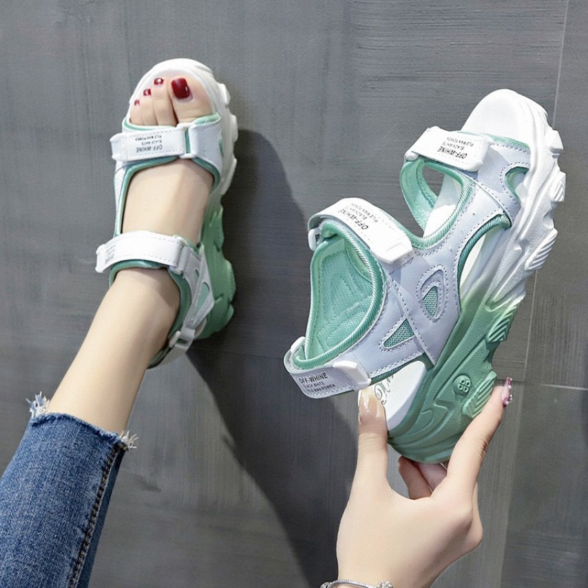 Sandal Nữ 2 Quai Sport Học Sinh , Phối Màu Đơn Giản, Dễ Dàng Phối Đồ giá rẻ
