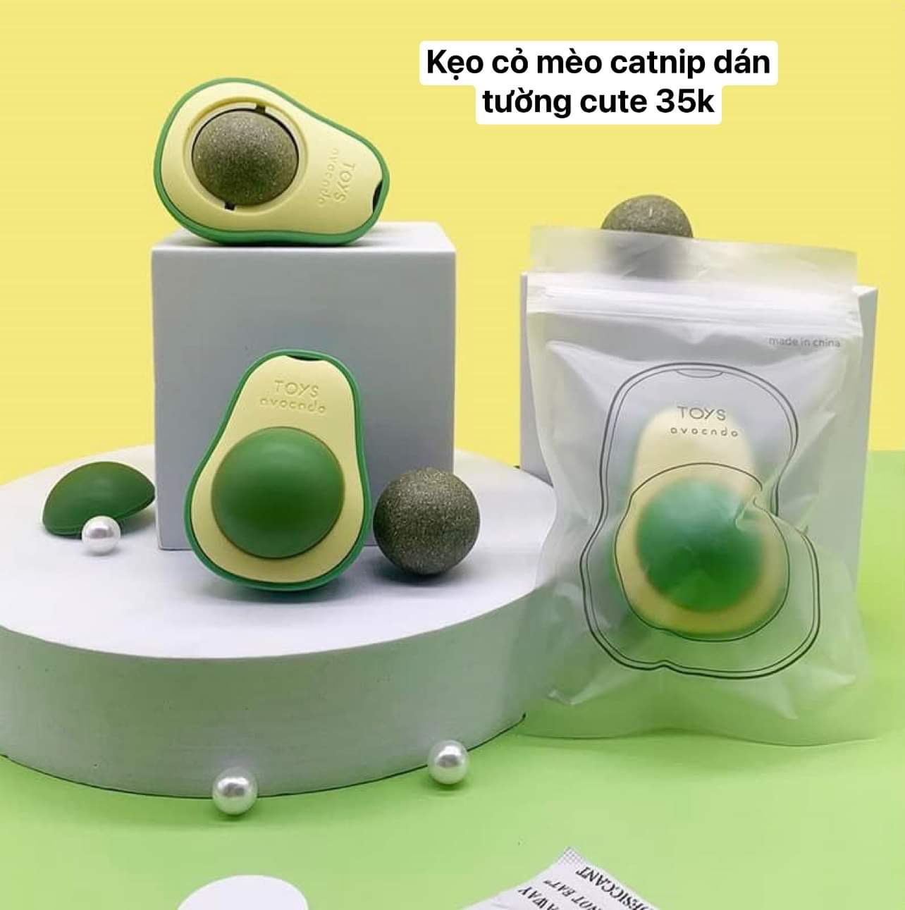 KẸO MÚT DÁN TƯỜNG / KẸO CỎ MÈO CATNIP