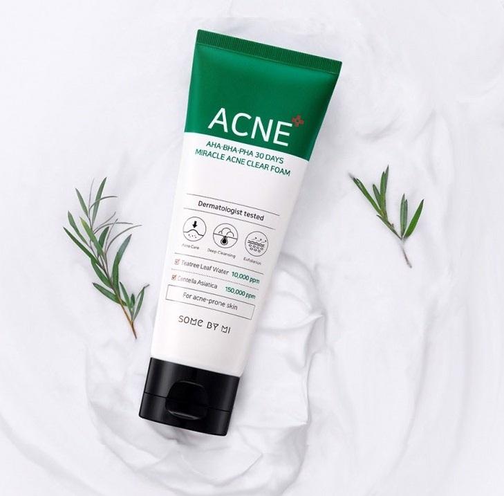Some By Mi AHA-BHA-PHA 30 Days Miracel Acne Clear Foam 100ml
