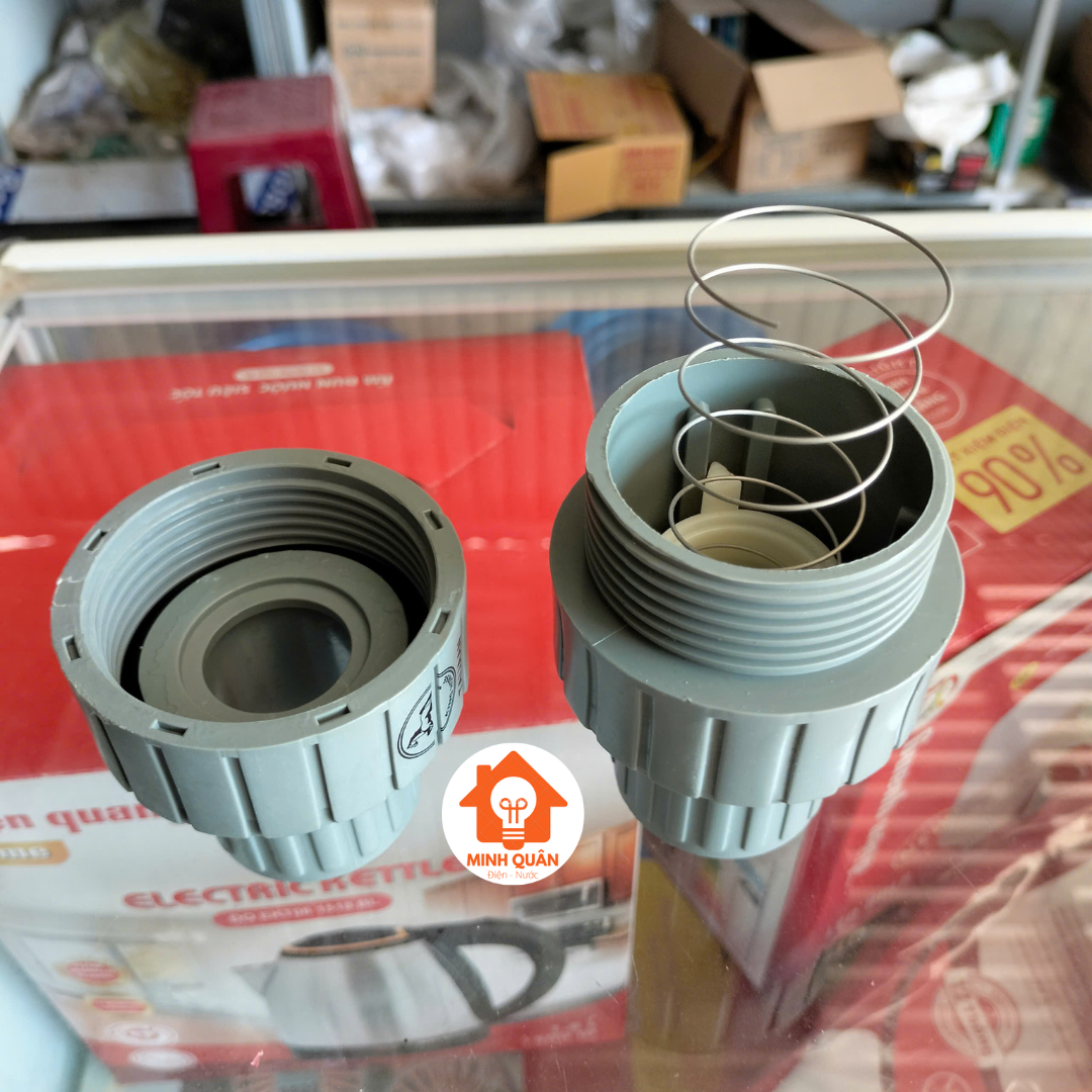 Luppe 1 chiều, van 1 chiều lò xo phi 27mm, phi 34mm TAIJAAN