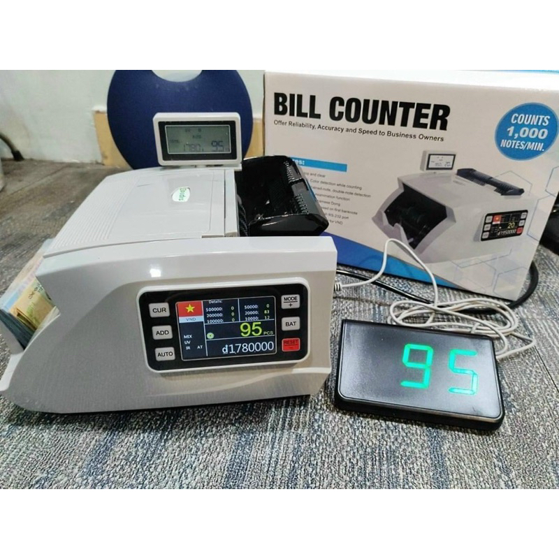 Máy đêm tiền oudis 9900 ,tổng tiền nhiều mệnh giá, kiểm tra tiền giả, phân loại mệnh giá 2025new