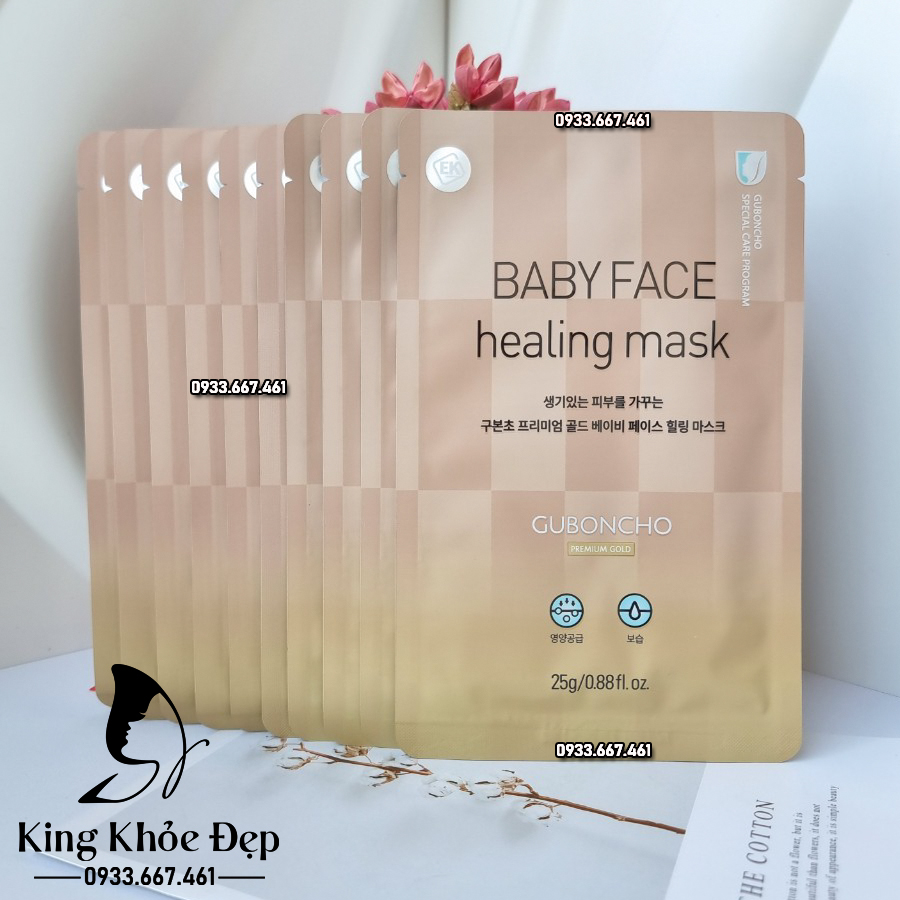 [HCM]Mặt Nạ Guboncho Baby Face Healing Mask 10 Miếng