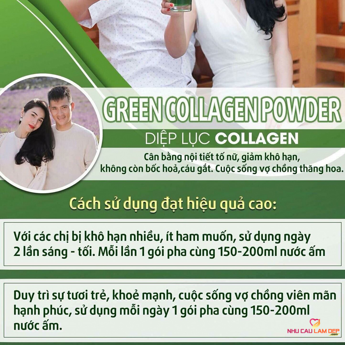 10 HỘP DIỆP LỤC COLLAGEN