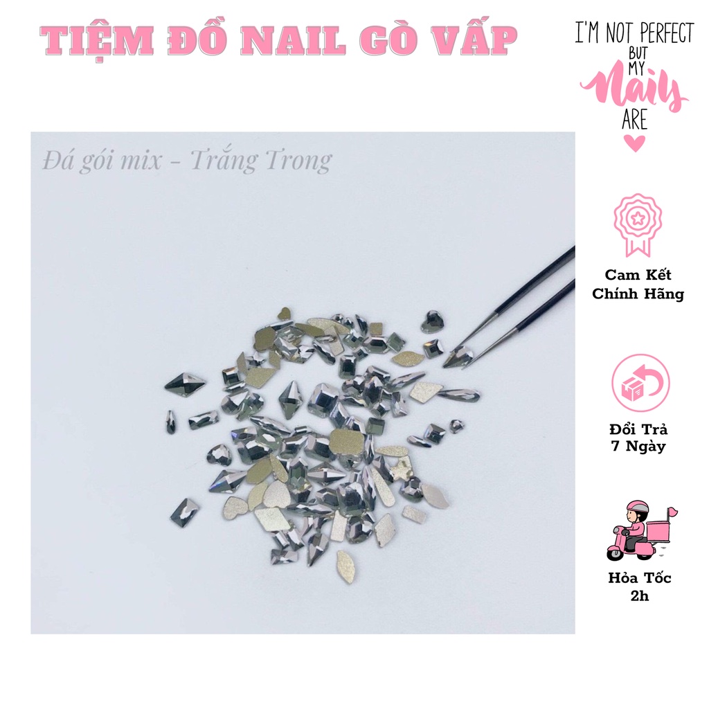 Đá Khối Nail Mix 100 Viên