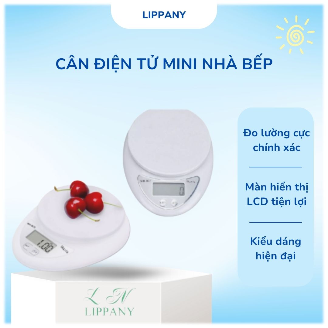 Cân điện tử mini nhà bếp dùng làm bánh - cân tiểu ly nhà bếp độ chính xác cao