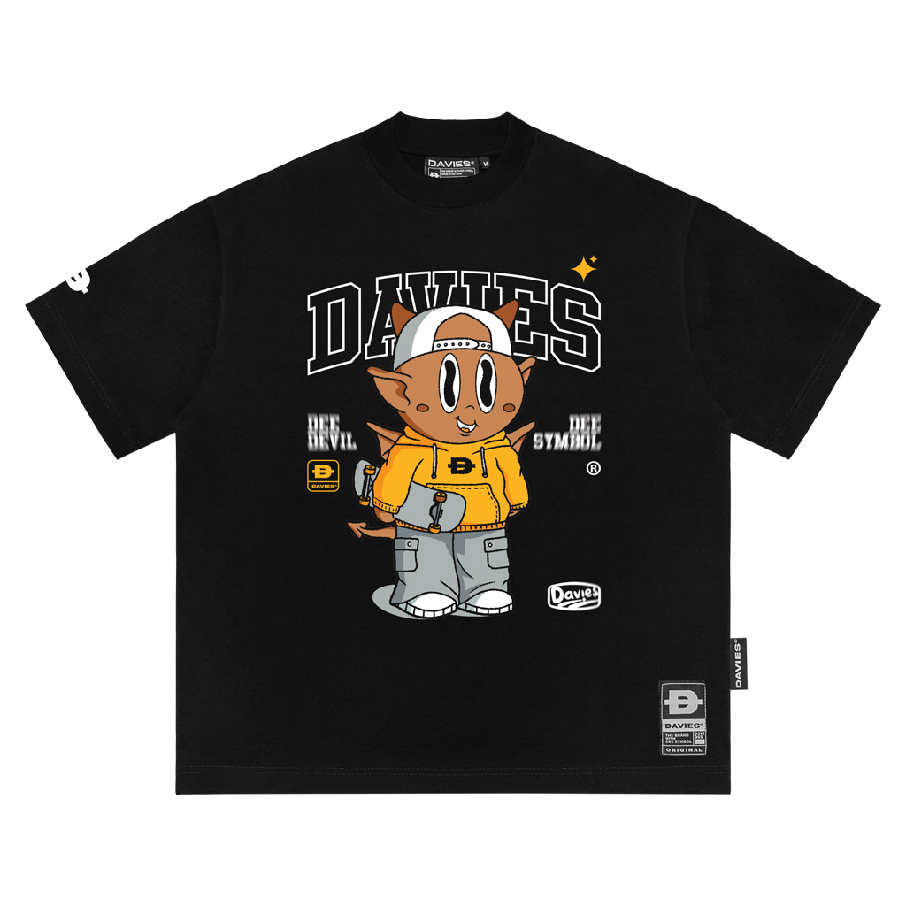 Áo thun local brand nam nữ form rộng tay lỡ Devil Sketer Tee | D29-T5