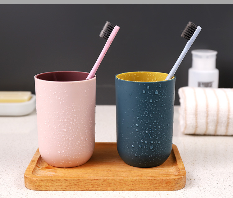 Cups toothbrush holder plastic barley