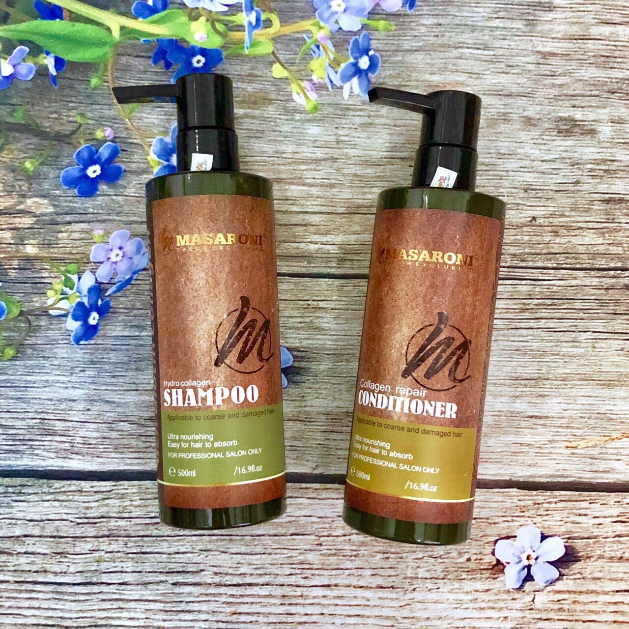 [HCM]Dầu gội collagen Masaroni siêu mượt 500ml (CANADA)