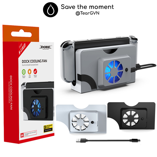Dobe Dock Cooling Fan for Nintendo Switch Oled
