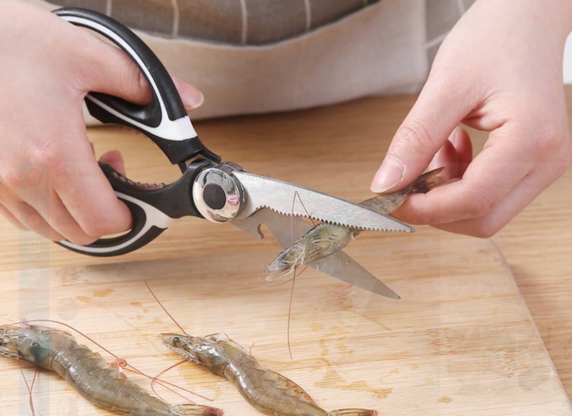 [HCM][Tp.HCM] Kéo cắt gà mổ cá cắt rau củ đa năng HS811
