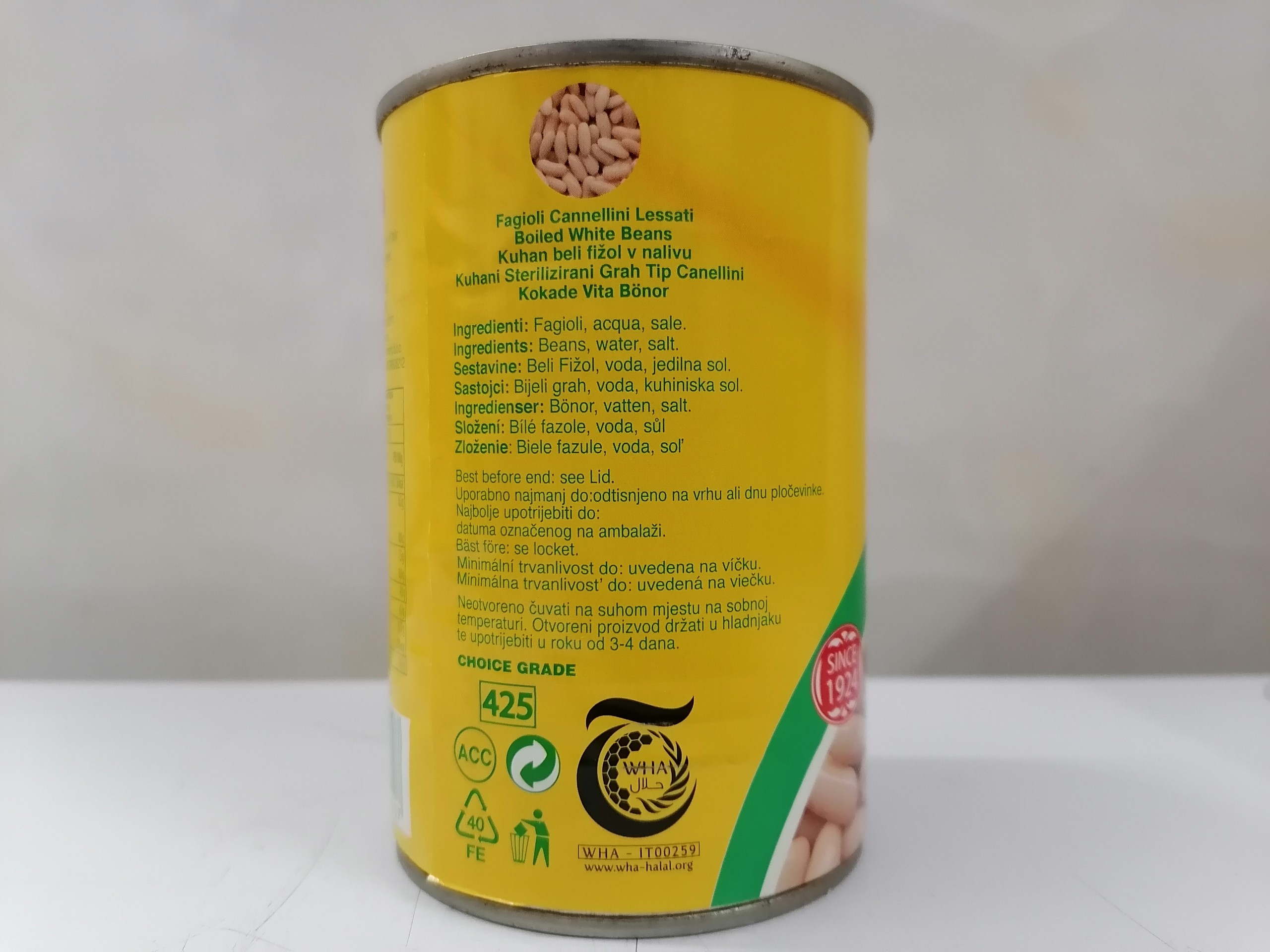 [400g] ĐẬU TRẮNG [Itlaia] FIAMMA White Beans (halal) (atu-hk)