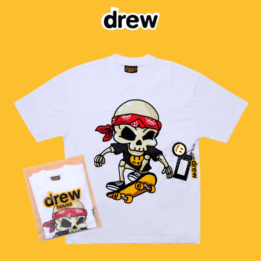 ️ - Áo thun Justin Bieber Drew House Hearty Vintage SS Tee Mirror Quality, áo tee drew house