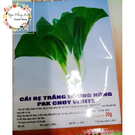 Hạt Giống Cải Bẹ Trắng - Gói 20 Gram