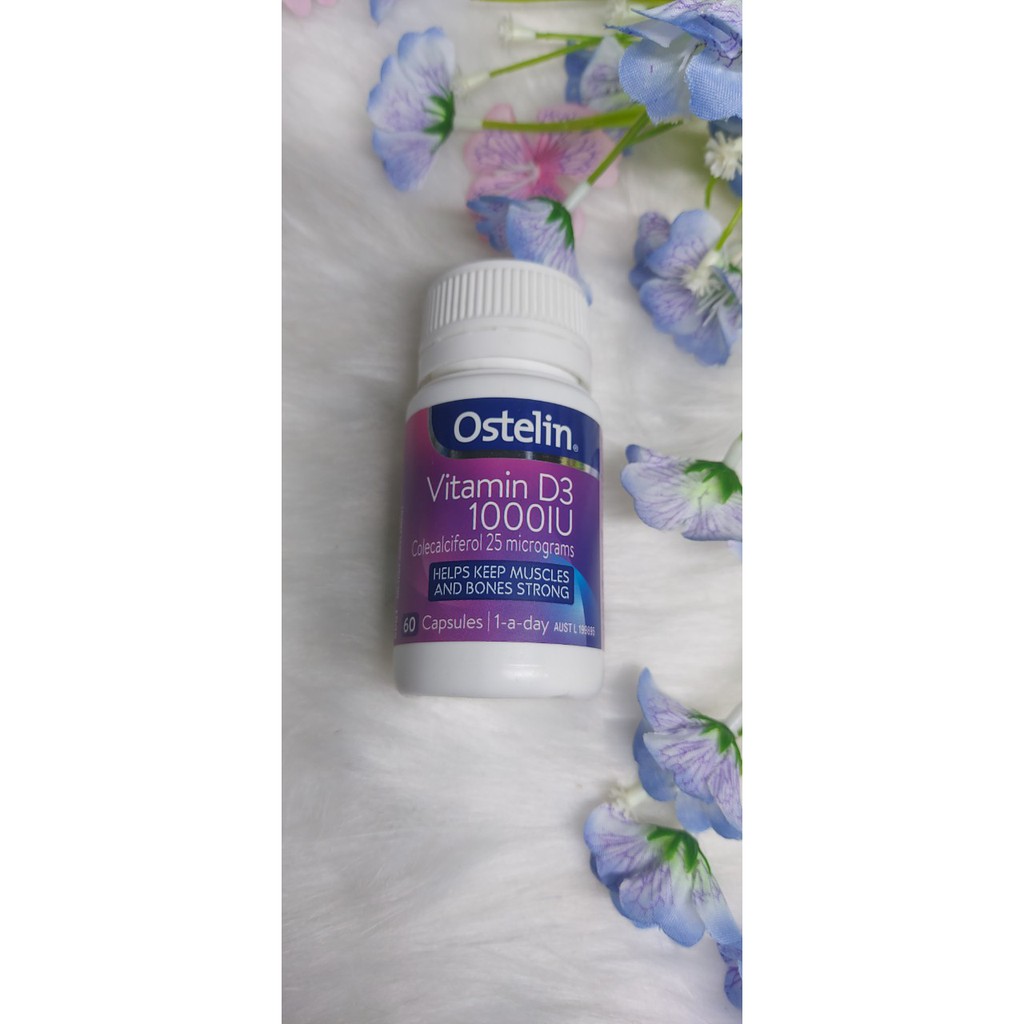 Ostelin Vitamin D3 1000IU - 60 viên