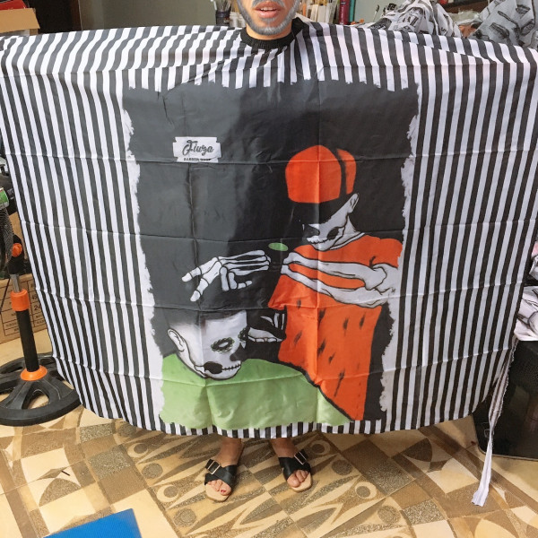 Áo Choàng Sọc Barber