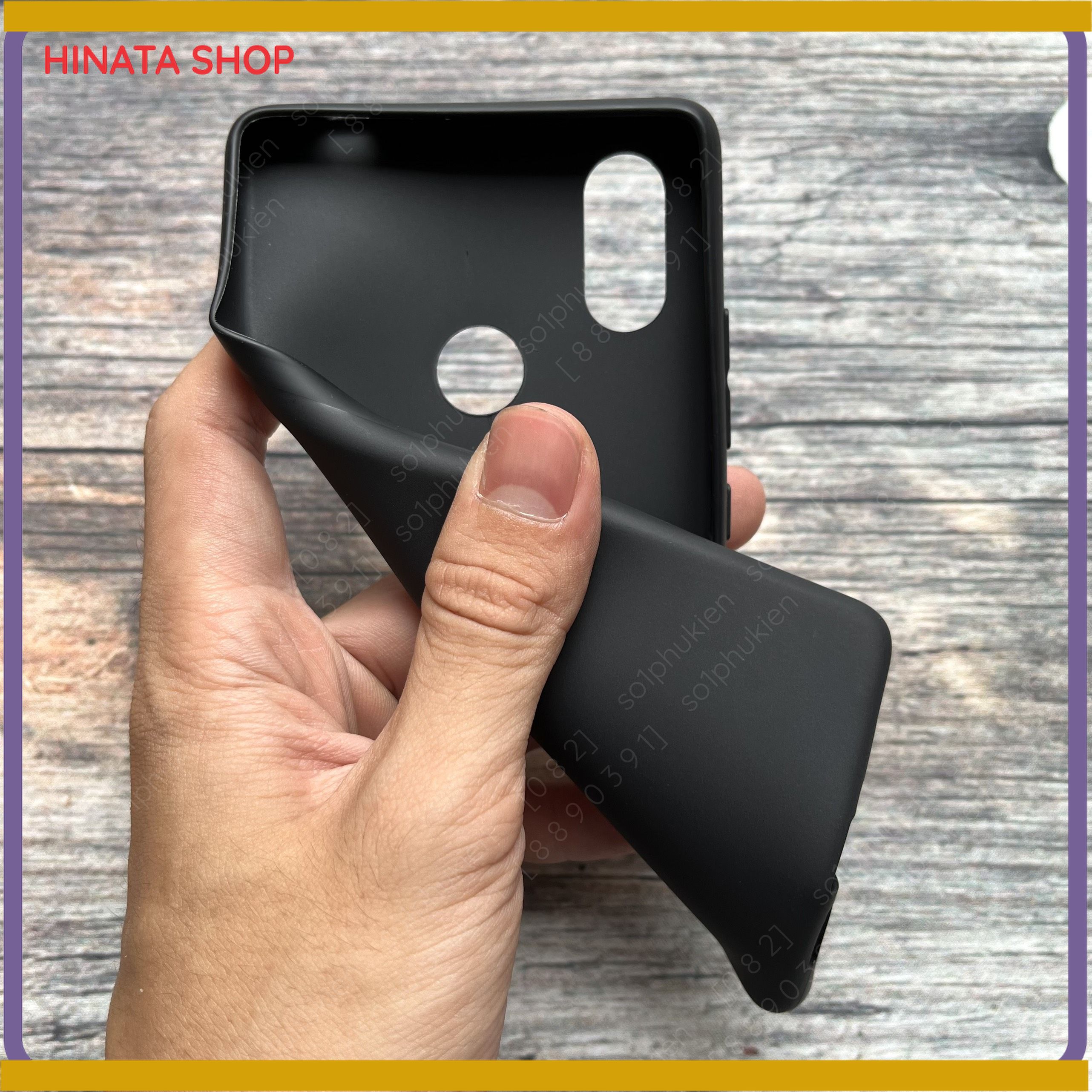 Ốp lưng Xiaomi Mi 8 Se dẻo đen trơn TPU bền đẹp