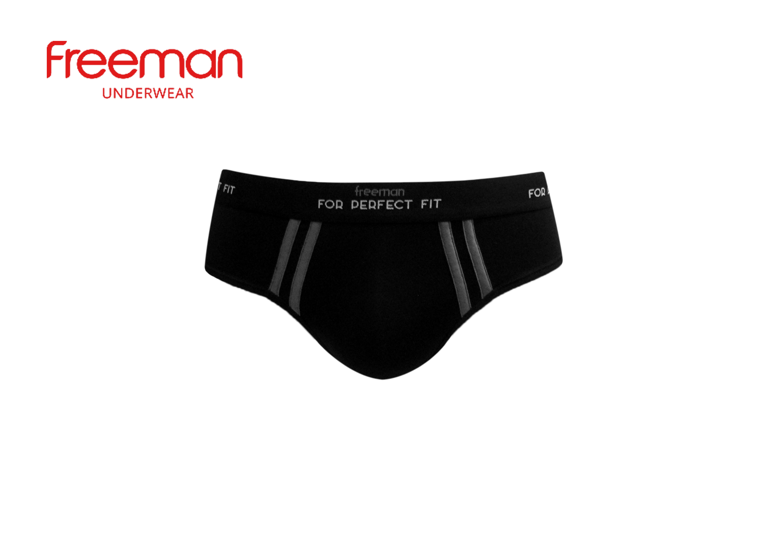(MÀU ĐEN )Quần lót nam Freeman cao cấp [Combo 5] - Chất liệu Modal BC637