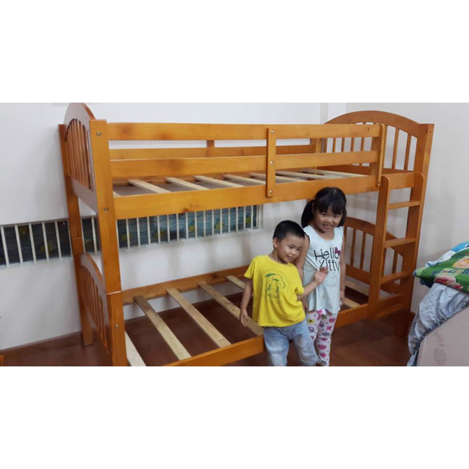 Giường Tầng Uni 1m-1m Gỗ Tự Nhiên (TN)