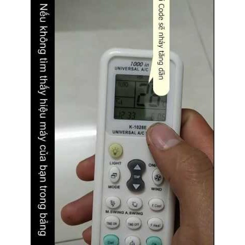 Remote điều khiển máy lạnh đa năng slm