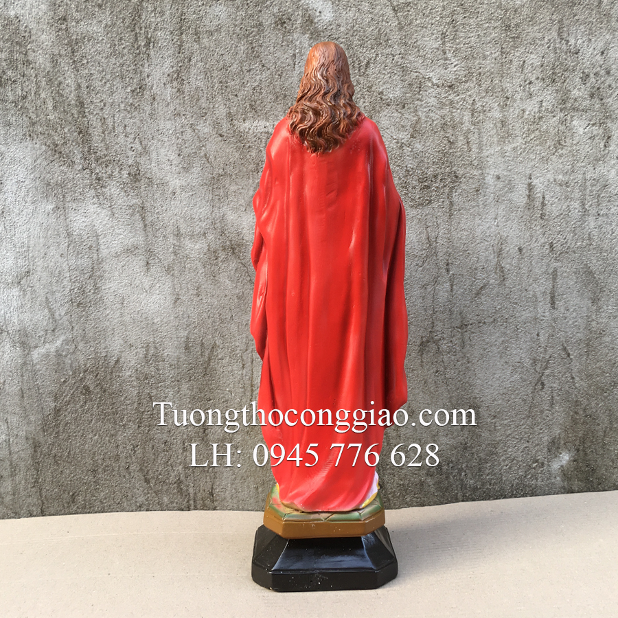 Tượng Chúa Trái Tim (Thánh Tâm Chúa Giê-su) 50cm composite