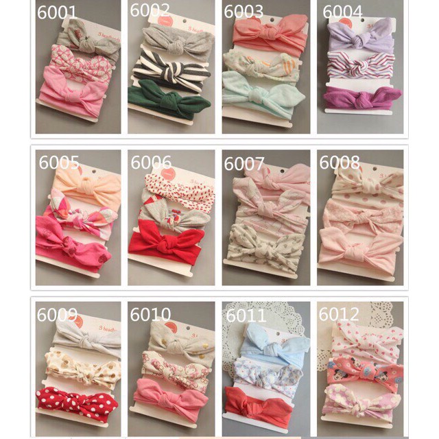 Băng Đô Chicbaby Cho Bé - Set 3 Chiếc
