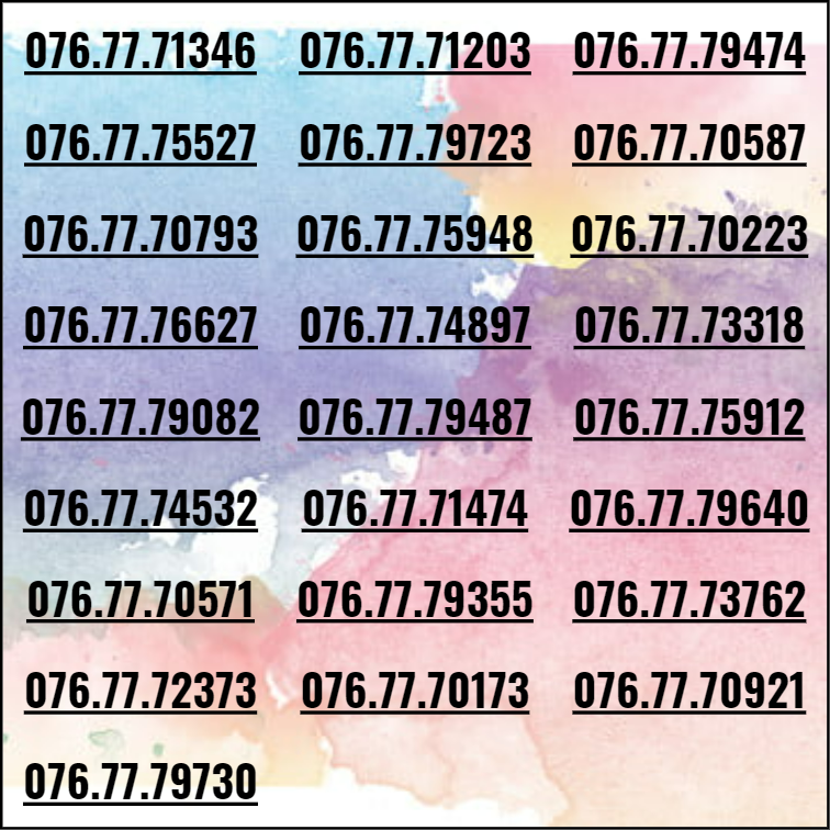 Sim đẹp tam hoa 9, 7, 3 và sảnh tiến
