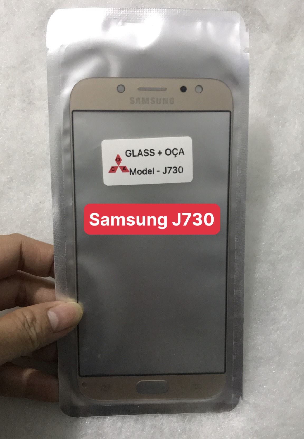 Kính ép liền keo Samsung J730 /J7 Pro