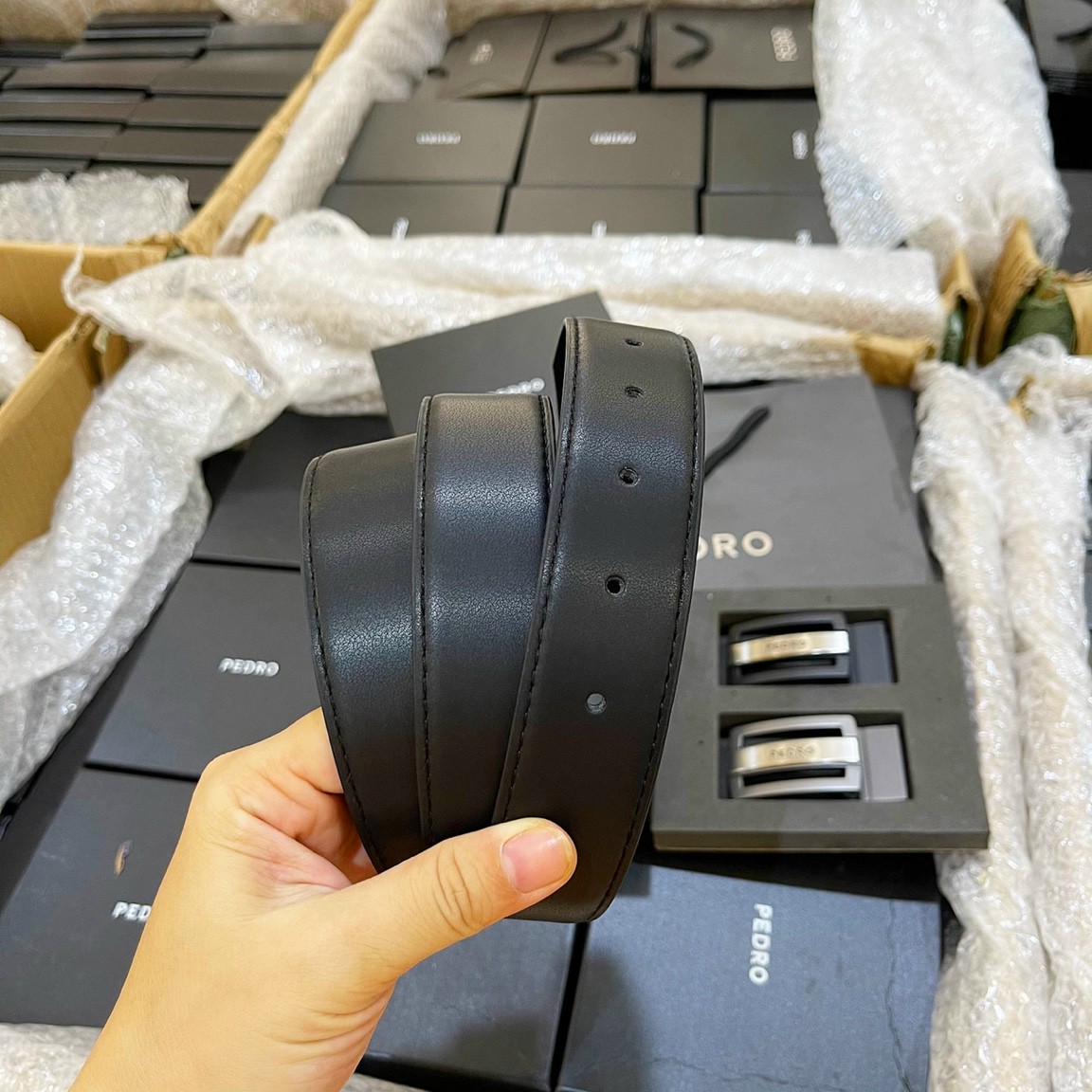 Nịt nam  2 mặt nịt Pedr0 Fullbox + túi giấy hãng