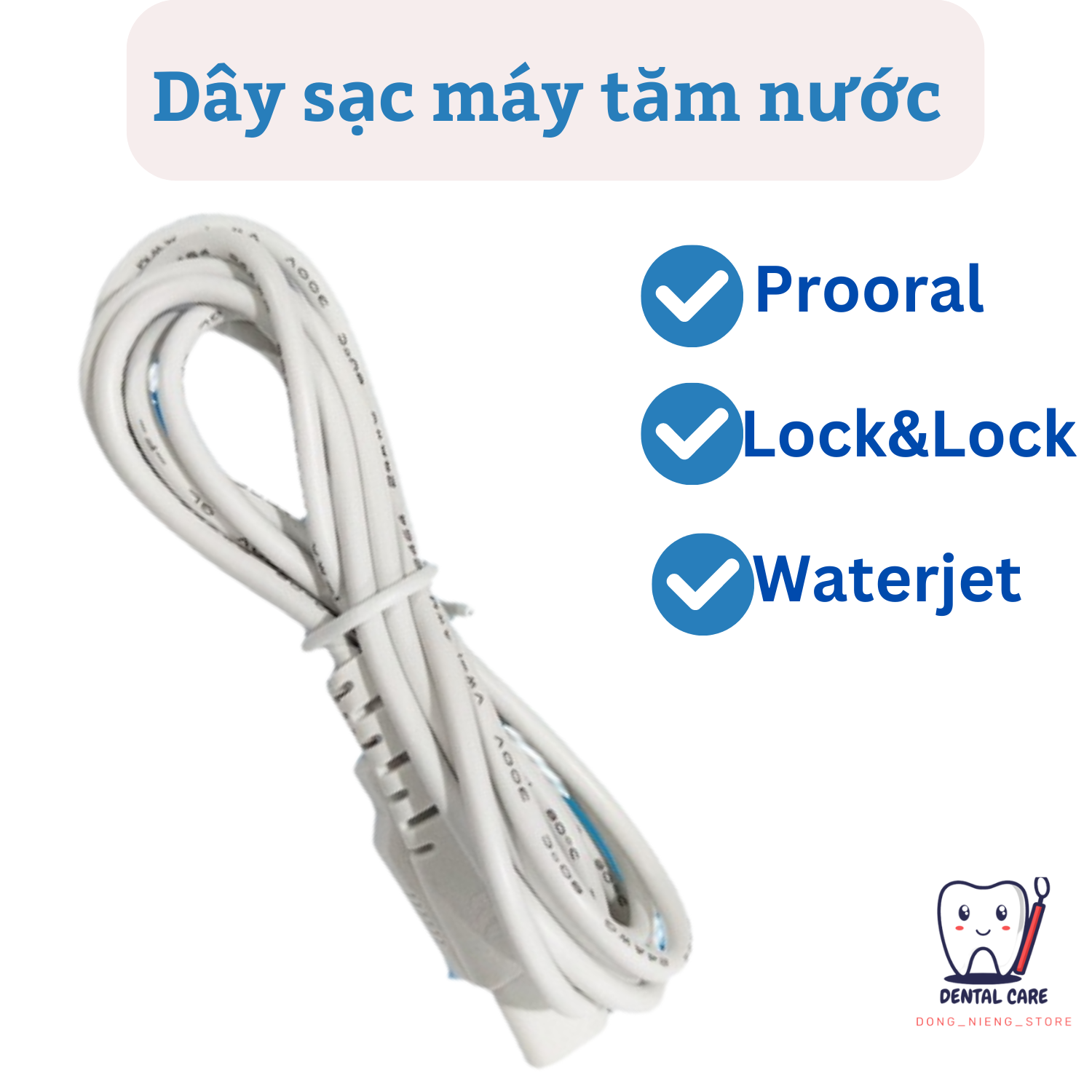 Dây sạc máy tăm nước Lock&Lock