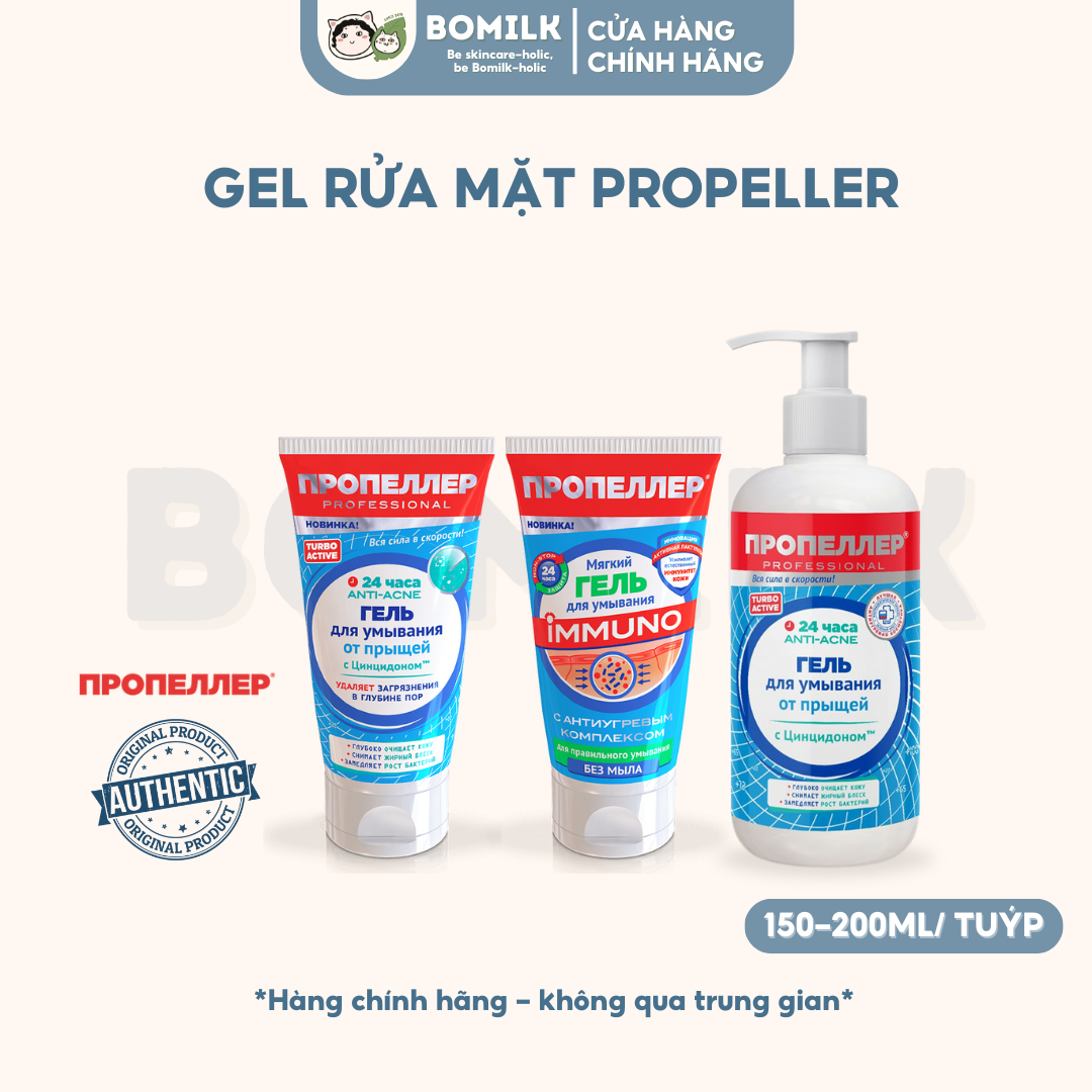 Gel rửa mặt Propeller 24 giờ Anti-acne