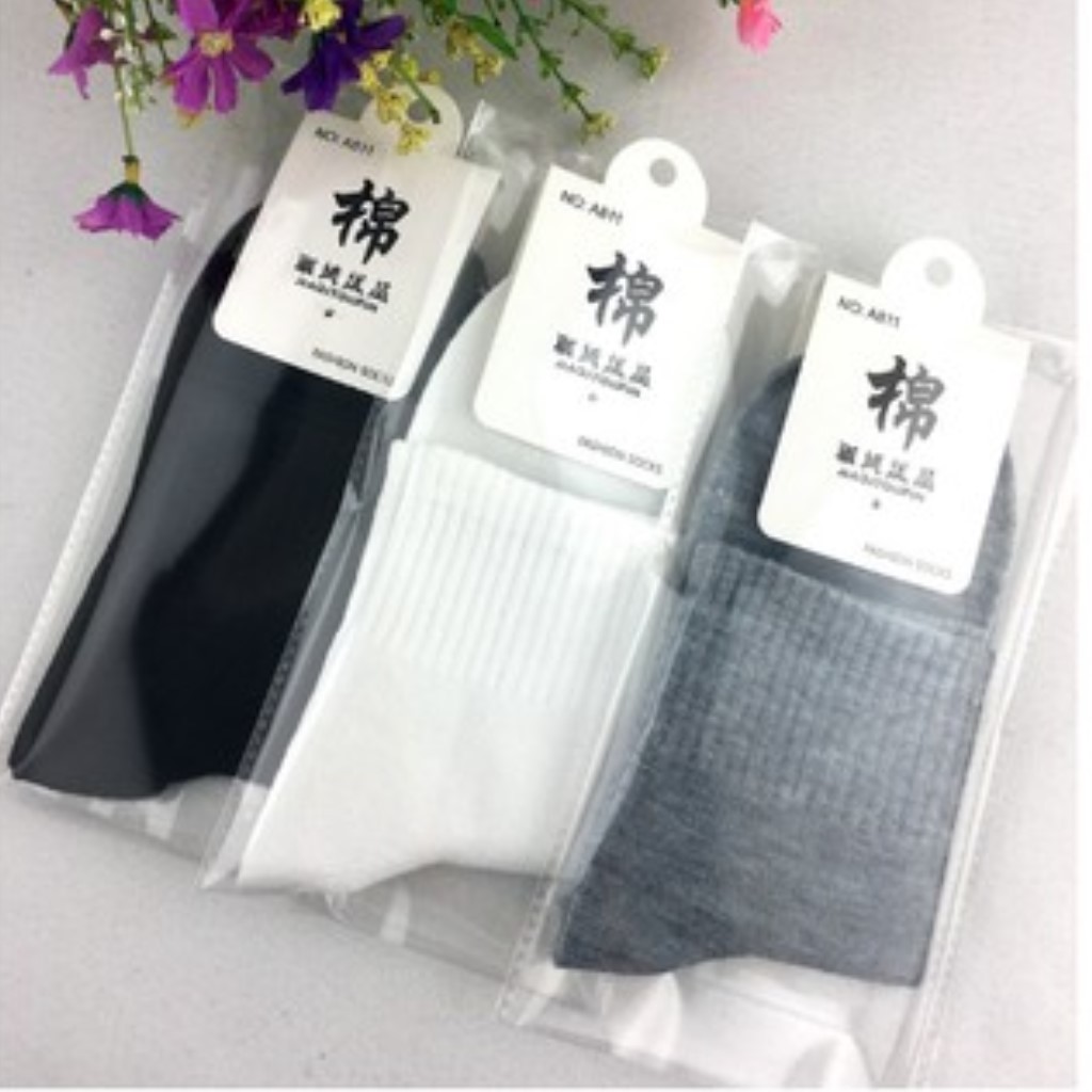 Tất thể thao trắng - vớ nam mang giầy