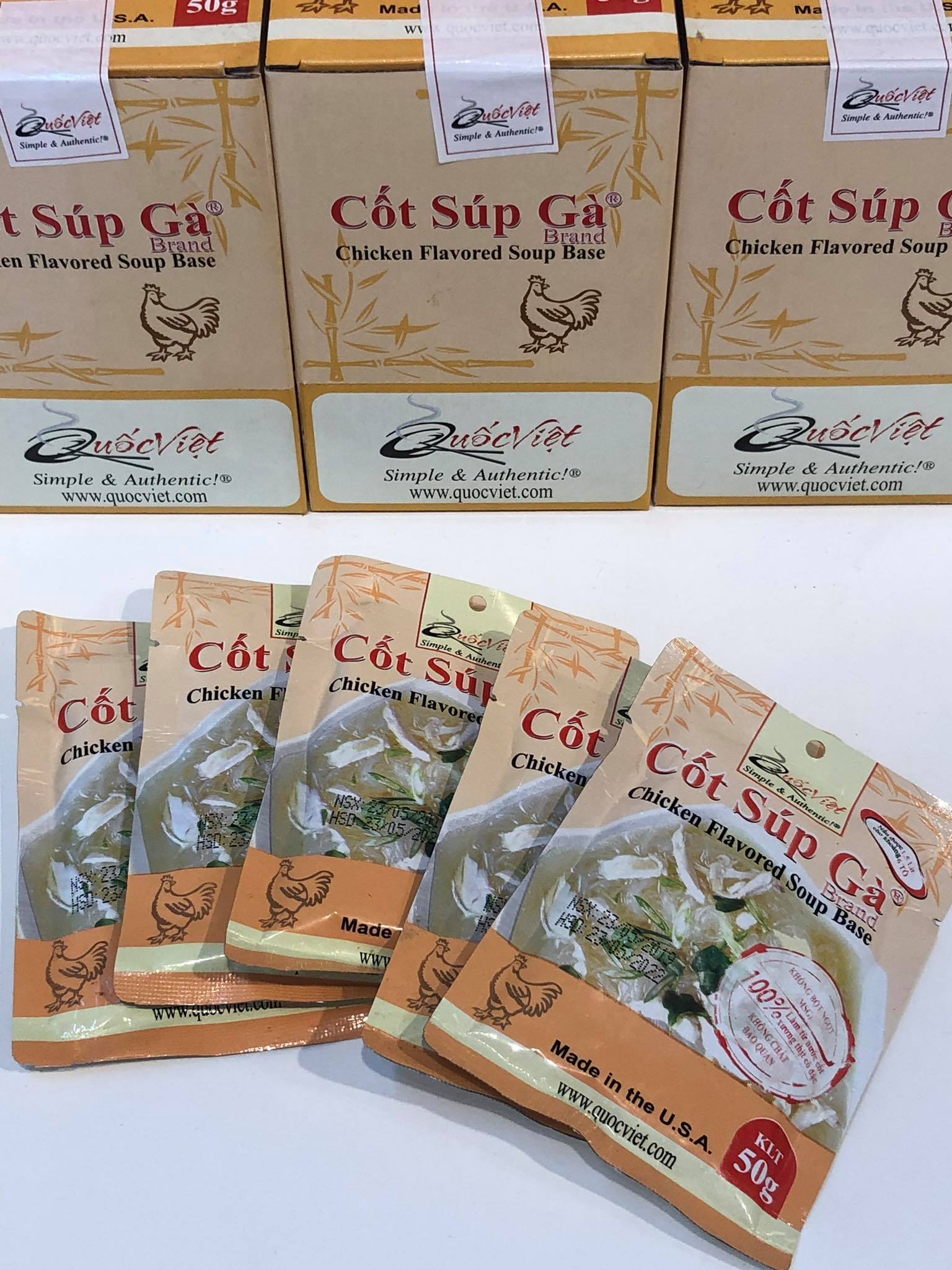 Cốt Súp Gà Quốc Việt Foods 300g
