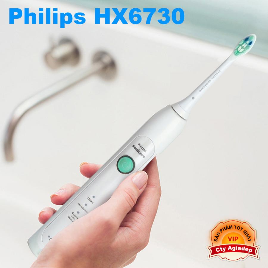 Bàn chải đánh răng điện philips hx6730 - hàng hiệu cao cấp 3 chế độ chải