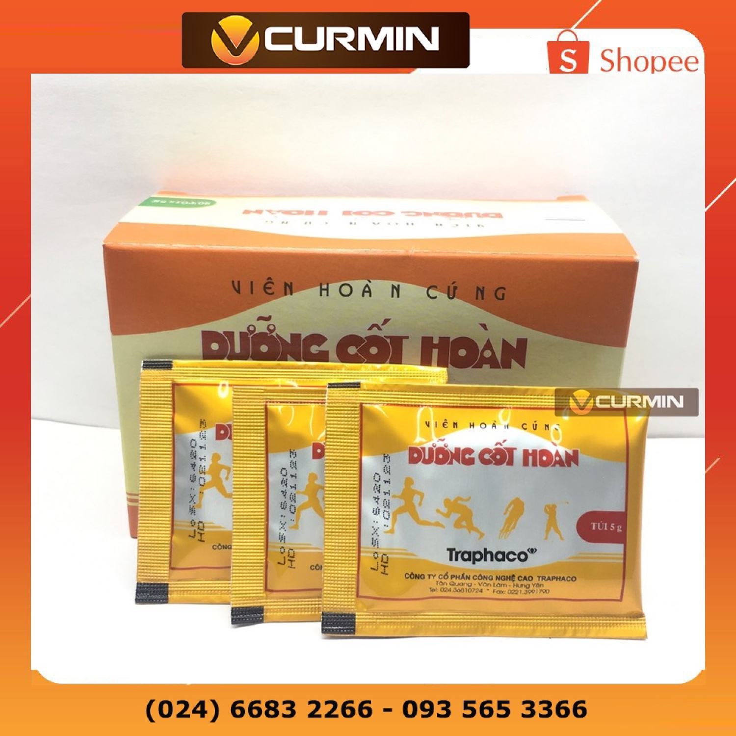 Dưỡng cốt hoàn xương khớp hộp 20 túi x 5 gr - traphaco