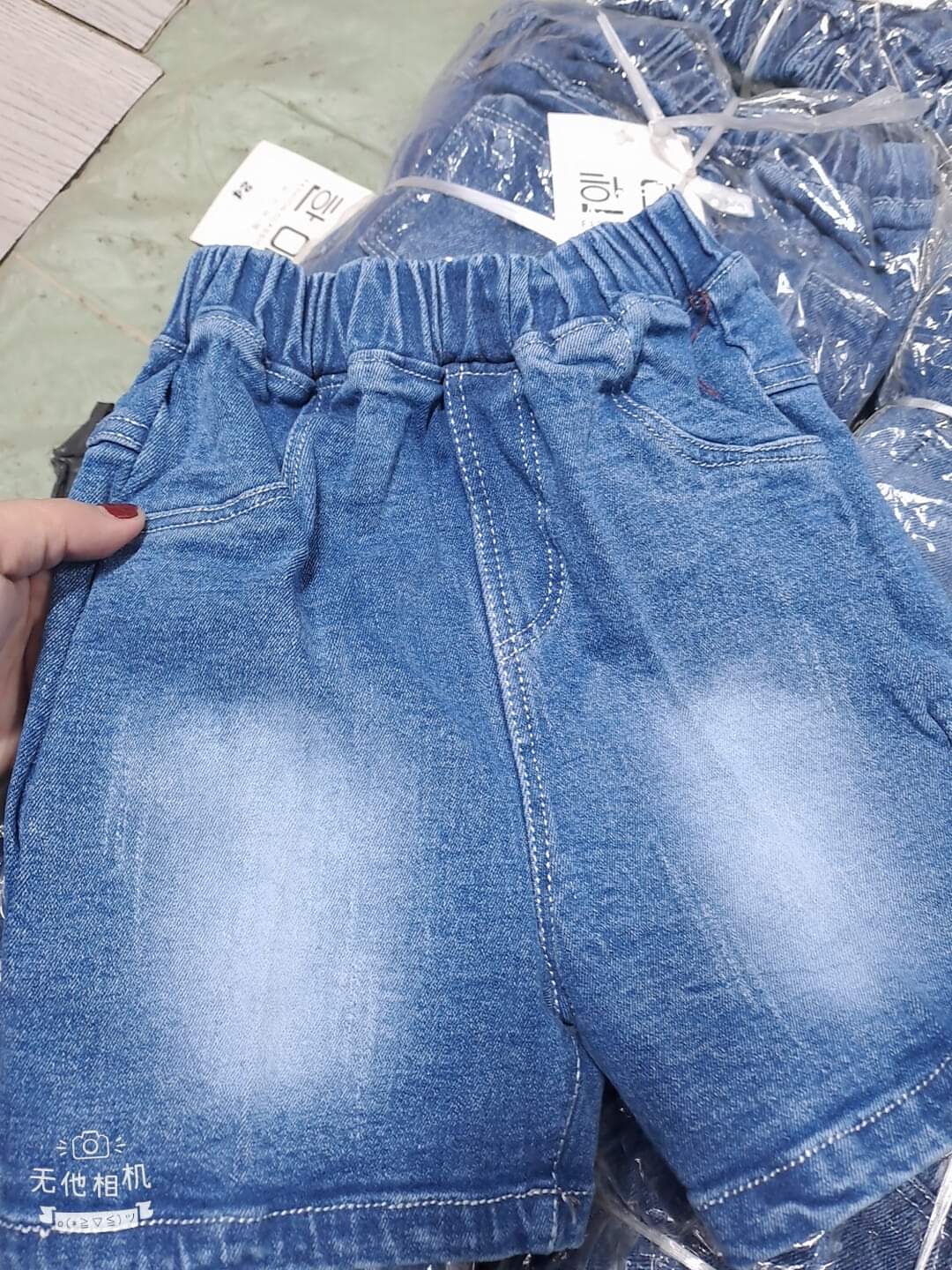 Quần bò jean kaki đùi cho bé gái 7-20kg